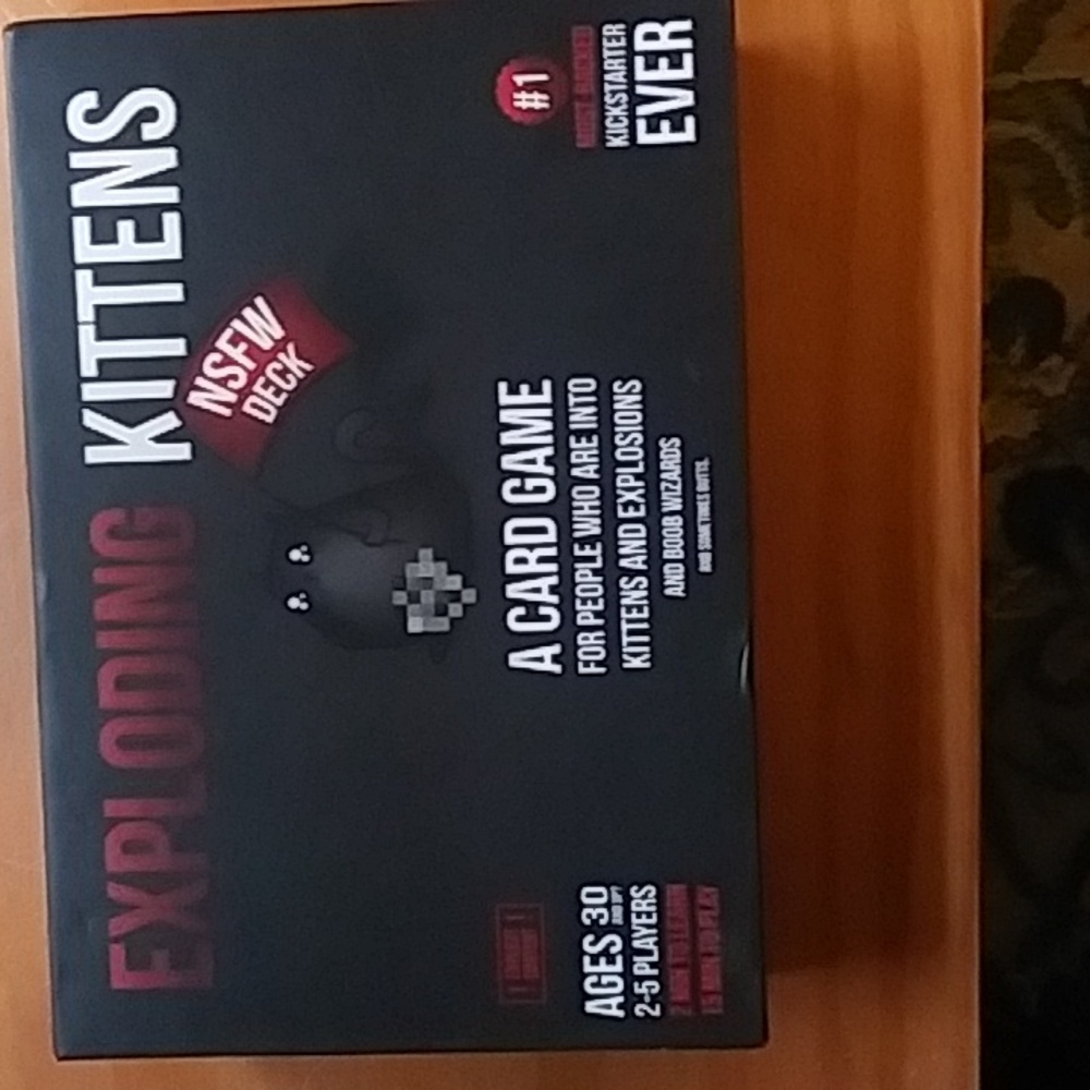 Exploding Kittens Card Game Ages 30 And Up